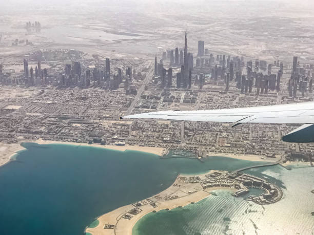 istock View on Dubai Old Town from airplane, United Arab Emirates 1491209535