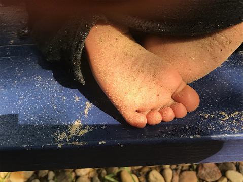 Small sandy feet bottoms