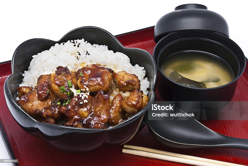 Estilo Bento, comida japonesa - Foto de stock de Alimentação Saudável royalty-free