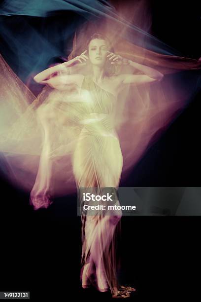 Bizarre Stock Photo - Download Image Now - Blurred Motion, Mystery, One Woman Only