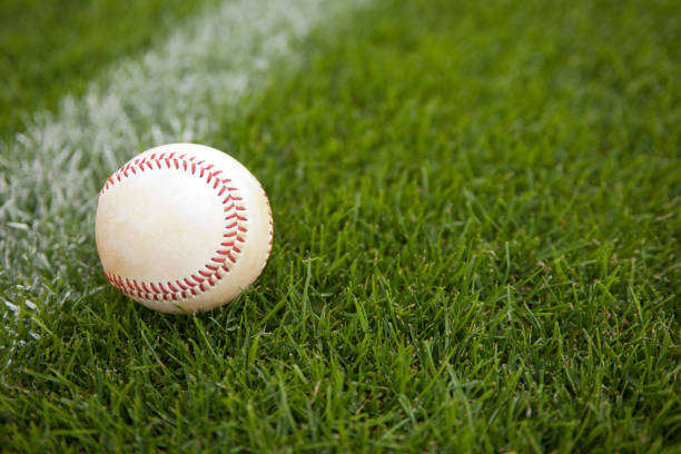 istock Baseball on a Baseball Field during a Baseball Game 149122139