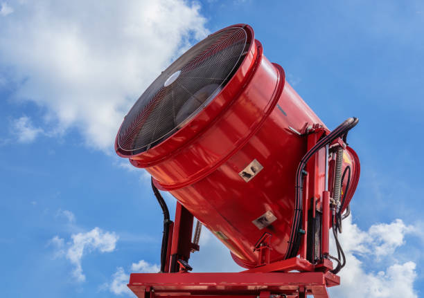 istock Smoke exhaust fan on a fire truck 1491228735
