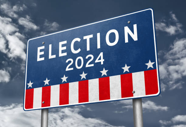 Presidential election 2024 in United States of America stock photo