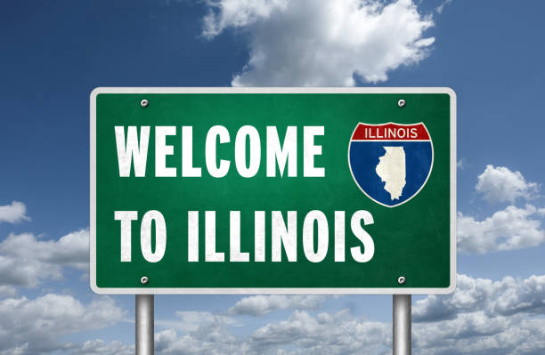 istock Welcome to US State of Illinois 1491231329