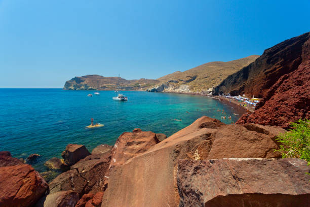 istock Red Beach, Santorini island, Greece 1491234576