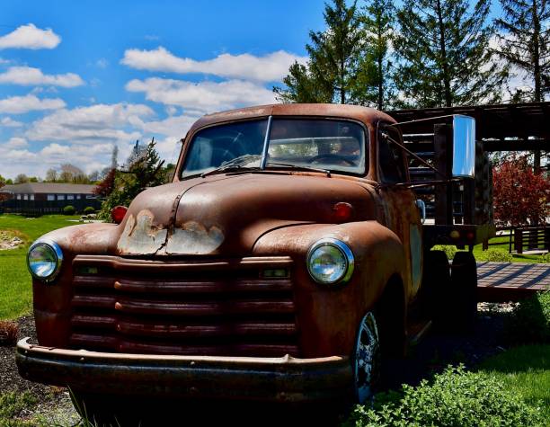 istock Vintage Chevy Hauling Truck 1491234646