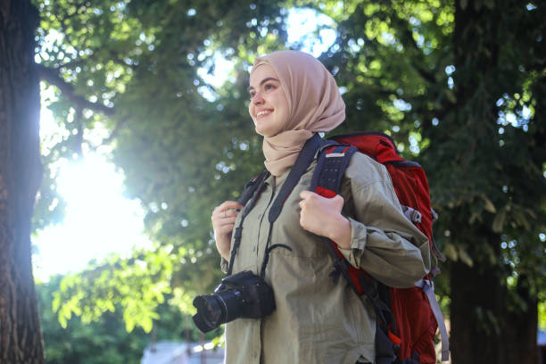 istock Arab woman hiking 1491239767