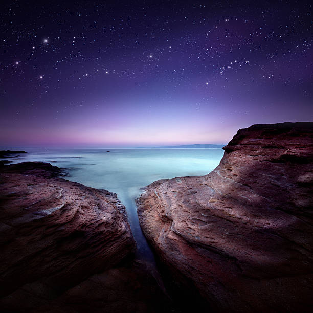 istock Night shot of sea 149125199