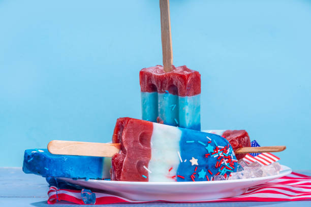 istock Patriotic USA Ice cream popsicles 1491270029