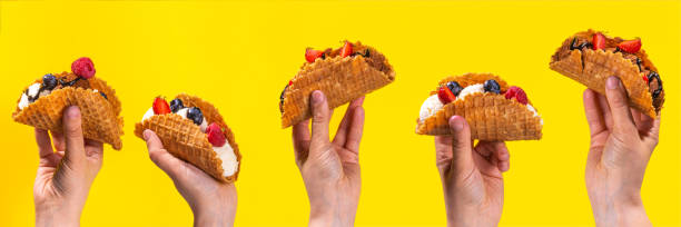 Sweet taco ice cream
