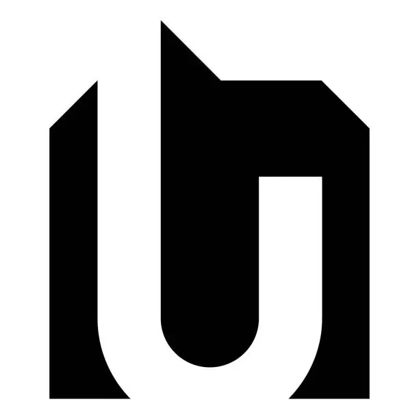 Vector illustration of Professional Innovative Initial UM logo and MU logo. Letter UM or MU Minimal elegant Monogram. Premium Business Artistic Alphabet symbol and sign