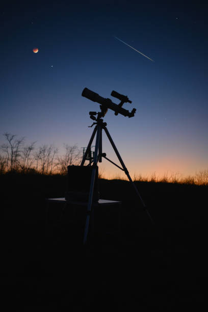 istock Astronomy telescope for observing stars, planets, Moon and other space objects. 1491272816