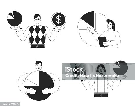 istock Lean startup strategy bw concept vector spot illustrations pack 1491279899