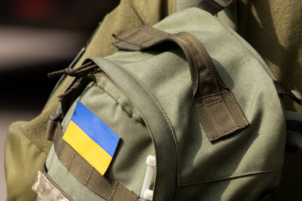 istock Backpack of the Ukrainian military. 1491281044