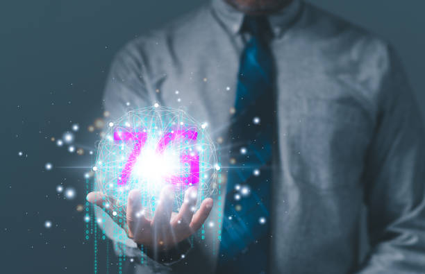 istock businessman holding a tube. 6G new technology network system high speed can transfer big data on online cyber. 7G can to connection smart global whit cyberspace and can develop business cooperation 1491295126