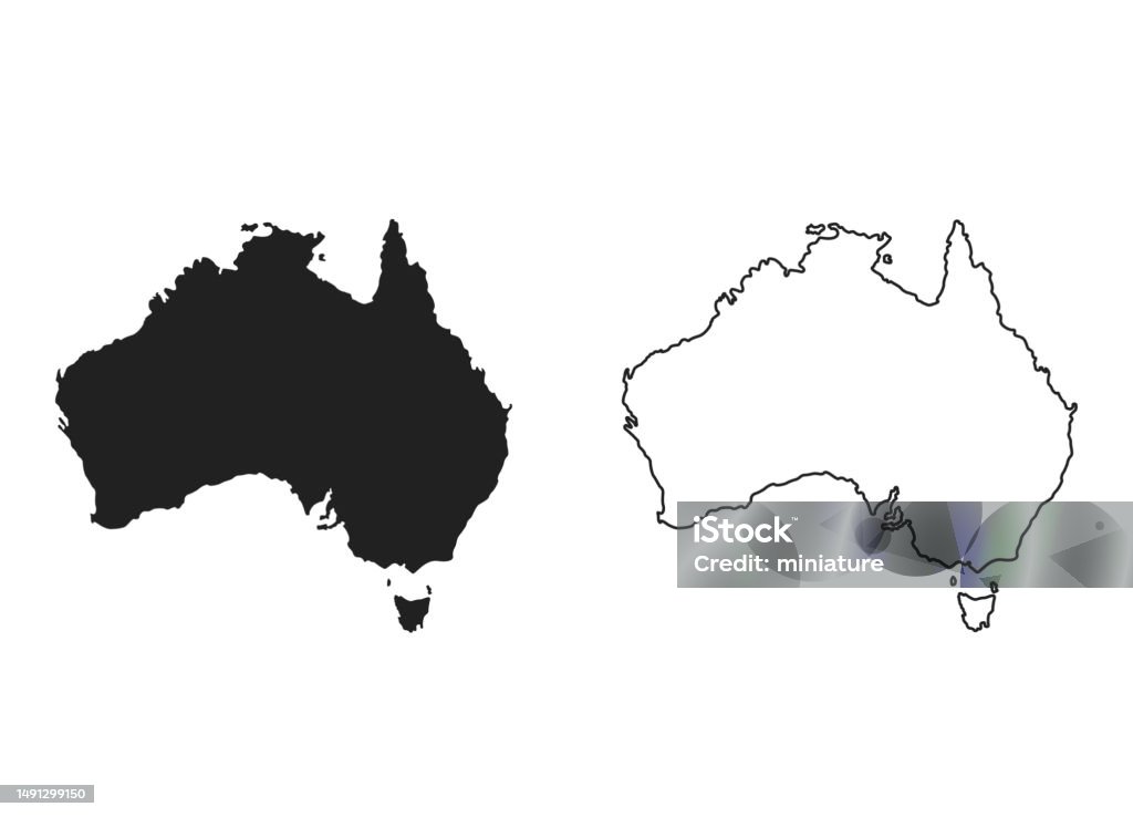 Abstract Colored Australia Map Australia Map Stock Illustration - Download Image Now - Abstract ...