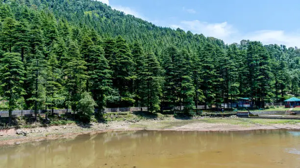 Mcleodganj - Dal Lake is a small mid altitude lake near the village of Tota Rani, Mcleodganj, Dharamshala