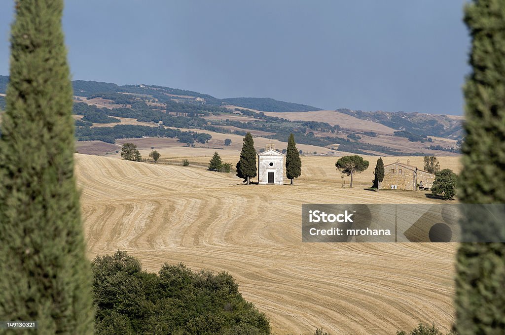 Toscana, Val d'orcia - Foto de stock de Agricultura royalty-free