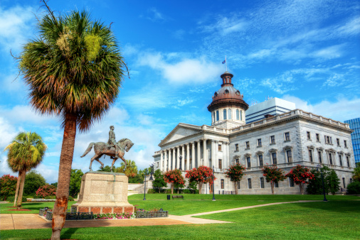 The South Carolina State House in Columbia. HDR.