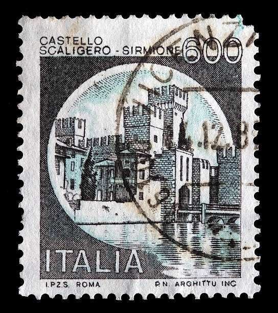 istock Italy Castles stamp: 
