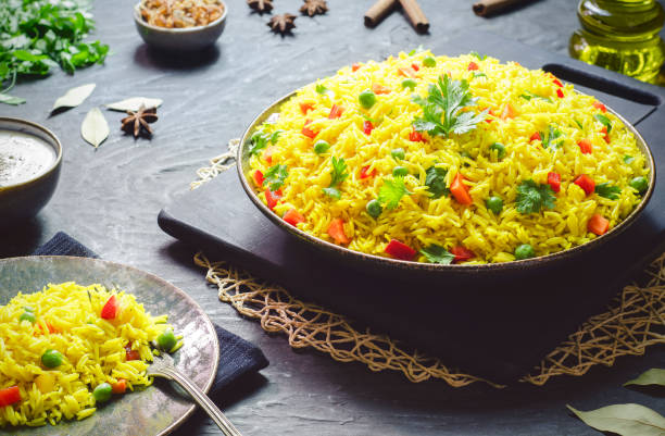 istock Traditional Arabic Basmati Rice With Vegetables 1491309971