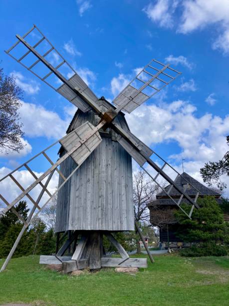 istock Sweden -Stockholm - wooden windmill 1491311474