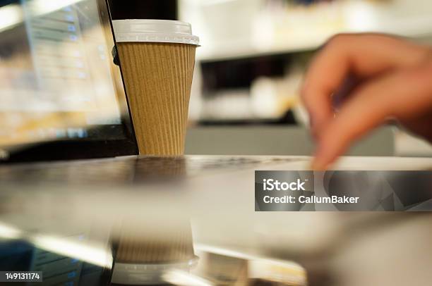 Disposable Coffee Cup By Working Laptop Stock Photo - Download Image Now - Business, Coffee - Drink, Corporate Business