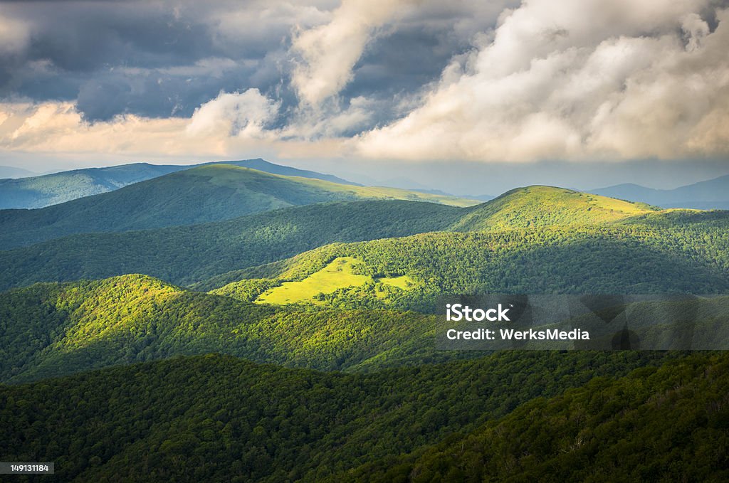 Appalachian Trail Staatsforstpark Roan Mountain State Park Blue Ridge Mountains, Tennessee - Lizenzfrei Blue Ridge Parkway - Gebirge Appalachian Mountains Stock-Foto