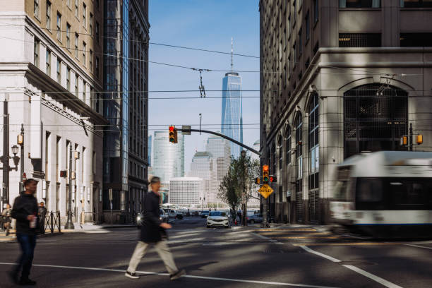 istock Crosswalk in Jersey City 1491313956