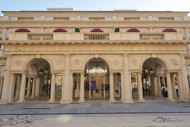 Samsung store at 21 High Street. stock photo