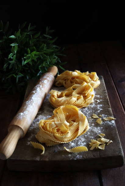 istock Italian cuisine. Pasta pappardelle 1491322088