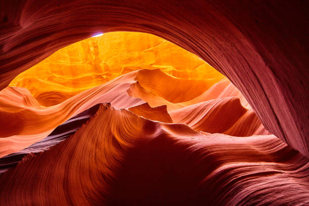 istock Trapped in a cave inside an orange canyon 1491322699