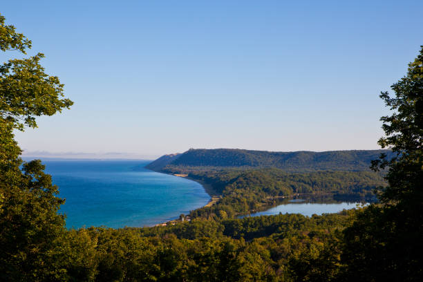 istock View from up high of lakes surrounded by beaches and trees 1491324107