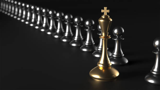 istock Chess king. Leader success concept. Business leader concept 1491325932