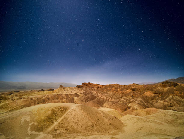 istock Zabriskie Point at night with stars above 1491326895