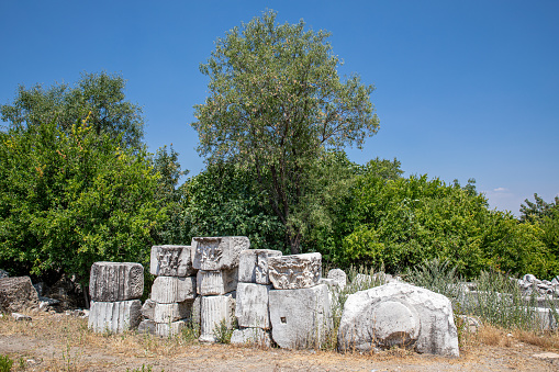 Stratonikeia ancient city ruins, Aydın, Turkey.