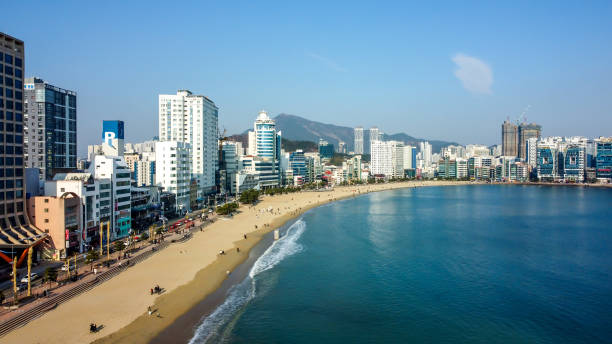 istock busan city, Haeundae, Busan,Korea. 1491333541