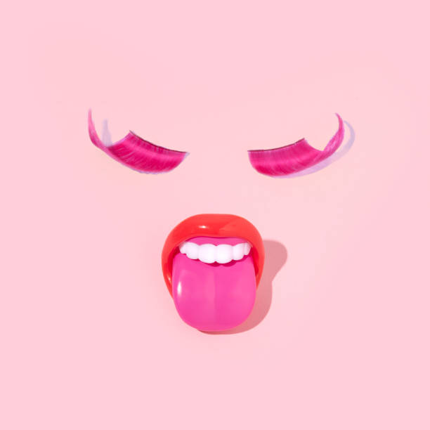 istock Crazy pink girl concept 1491333584