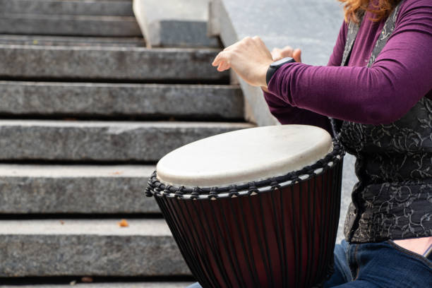 istock drumming close up, musical instrument 1491336223
