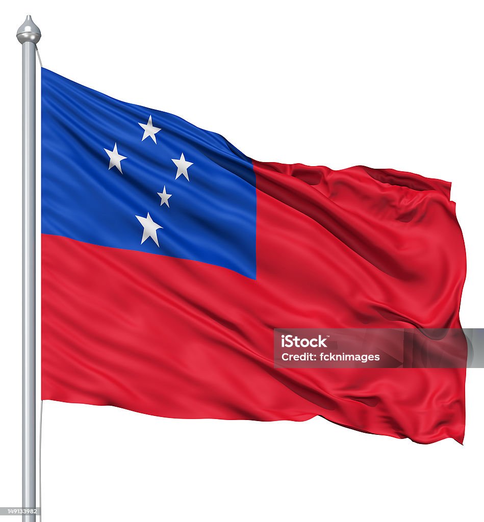 Машучи Флаг Самоа - Стоковые фото Без людей роялти-фри
