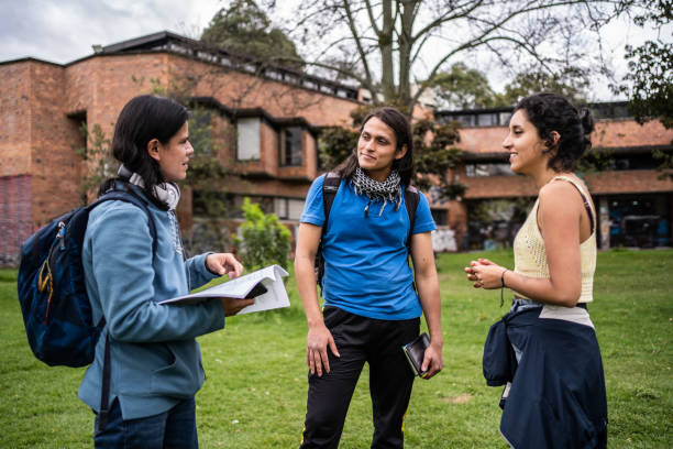 istock Student friends talking on the university campus 1491341314