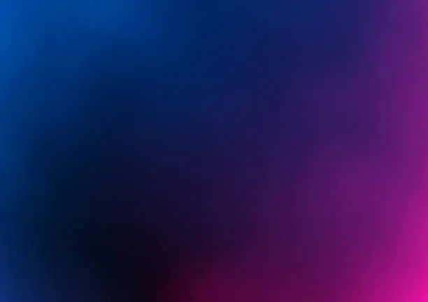Vector illustration of Blue and pink abstract blurred cloudy background
