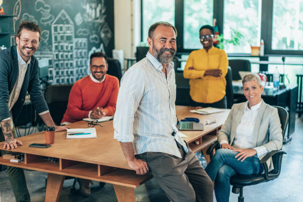 istock Portrait of business team 1491352892