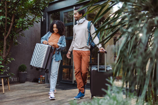 istock Happy African American tourists 1491356022