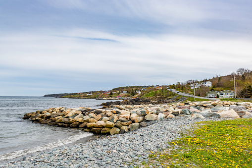 Seascape at Witless Bay, Newfoundland and Labrador, Canada.