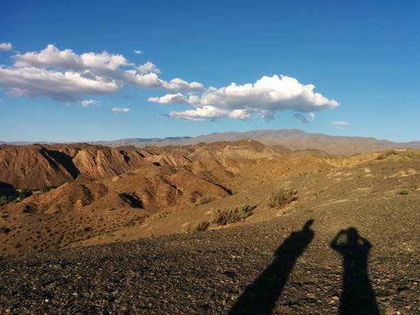 People shadows in San Juan, Argentina