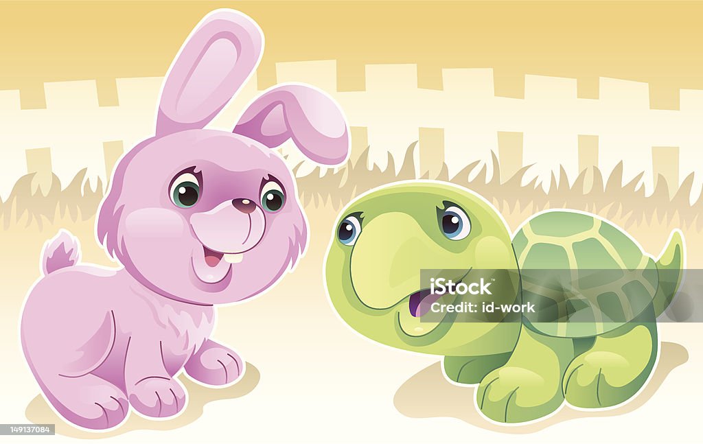 Rabbit And Tortoise Stock Illustration - Download Image Now - Love -  Emotion, Rabbit - Animal, Cartoon - iStock