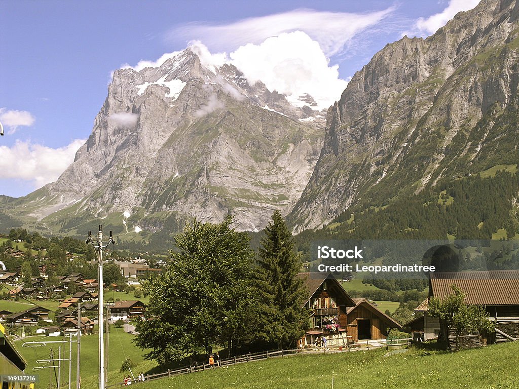 Montanhas das montanhas Eiger - Royalty-free Ao Ar Livre Foto de stock