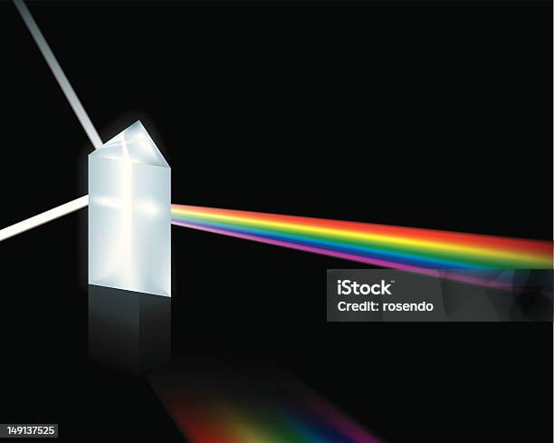 Prism Stock Illustration - Download Image Now - Sir Isaac Newton - Physicist, Prism, Light - Natural Phenomenon