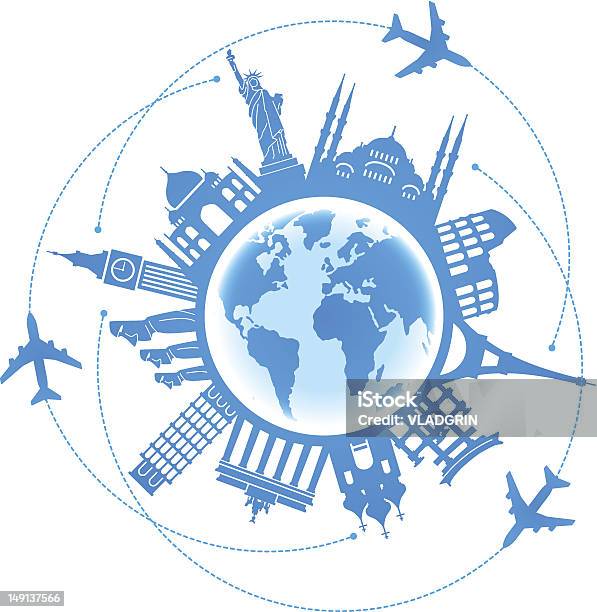 Travel Background Air Stock Illustration - Download Image Now - Abstract, Adventure, Air Vehicle